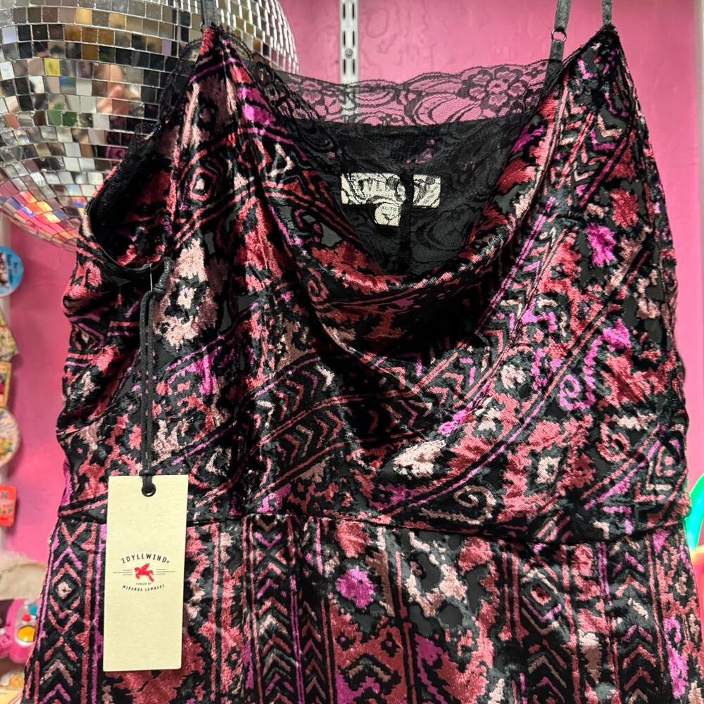 Southwest Crush Velvet Sleeveless Dress